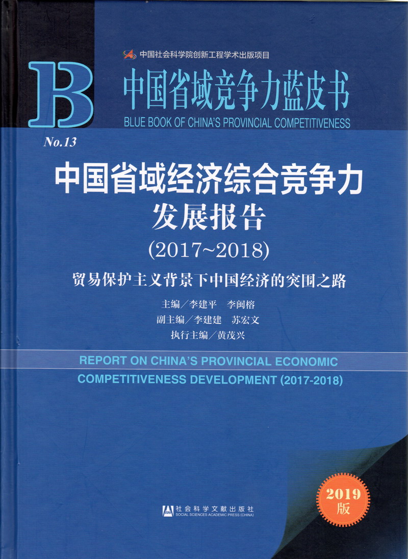 男人插女生网站中国省域经济综合竞争力发展报告（2017-2018）